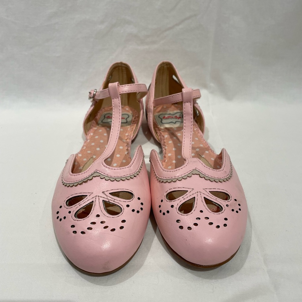 Bettie Page Julie flat size 7 - Picture 2 of 8